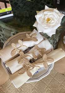 Servilleteros de ratán, los mejores diseños, soportes de tejido de alta calidad para boda, fiesta, restaurantes, Decoración de mesa - Product Image 6