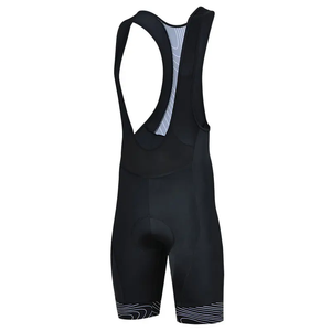 KATBROS INDUSTRY Cuissard à bretelles ajusté pour homme Bleu Noir Jaune Séchage rapide Respirant Spandex Nylon 120g Vêtements de cyclisme - Product Image 4