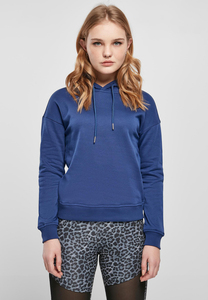 Sudadera con capucha de algodón orgánico 100% para mujer, sudadera de invierno transpirable con logotipo frontal, Sudadera con capucha para mujer - Product Image 5