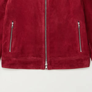 Veste en cuir suédé de dernière génération pour homme, vêtements décontractés, vestes en cuir véritable pour homme, design personnalisé - Product Image 2