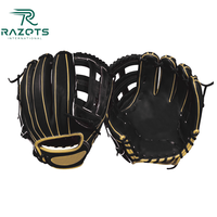 Gant de baseball professionnel en cuir personnalisé OEM pour jeunes et adultes, pour lanceurs droitiers, imperméable, respirant, isolé et anti-UV
