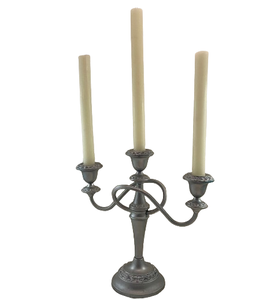 Three Arm Antique Candelabra Traditional Style Premium Quality Candle Stand for Home and Wedding Decoration - Product Image 3