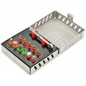 ชุดเครื่องมือขยายกระดูกฟันแบบแมนนวล สแตนเลสคุณภาพสูง ลดราคาพิเศษ ชุดยกไซนัส 12 ชิ้น เครื่องมือผ่าตัดสำหรับปลูกถ่ายแบบใช้ซ้ำได้ - Product Image 1