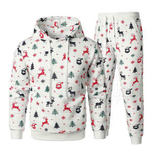 Conjunto Deportivo Unisex de Algodón con Estampado Personalizado, Sudadera con Capucha Extra Grande de Felpa Lavada al Ácido, Pantalones de Invierno, Conjunto de Dos Piezas, Sudadera con Capucha, Talla Grande - Product Image 6