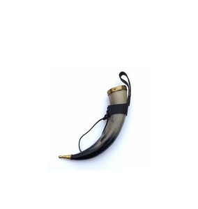 Poudre corne Corne Naturelle Avec Bois Plug Vin Potable corne rare et antique pour chaude articles de fête pour Offre Spéciale - Product Image 2