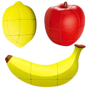 Kids Educational DIY <b>3D</b> Cube <b>Puzzle</b> Mini Fruit-Shaped Magic Toy Boxed for Interactive Learning - Product Image 1