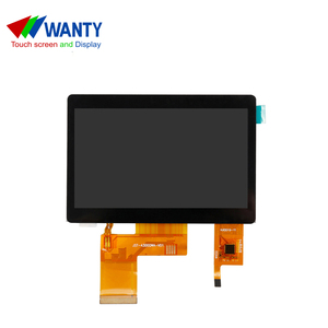 Độ sáng cao 4.3 inch 300cd/m2 480x272 TFT <span class=keywords><strong>LCD</strong></span> cảm ứng hiển thị cảm ứng điện dung màn hình thủy tinh - Product Image 4
