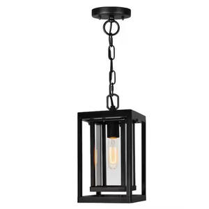 Deluxe Quality Black Metal Material Hanging Lights Lantern Unique Decorative Lights Fixtures Lighting Lamp Lantern For Hot Sale - Product Image 3