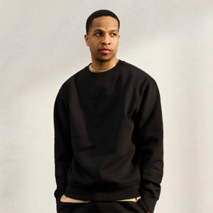 Sweat-shirt à col rond pour homme en gros - 100 % coton, pull tricoté décontracté pour l'hiver, idéal pour le sport et la détente, personnalisable - Product Image 1