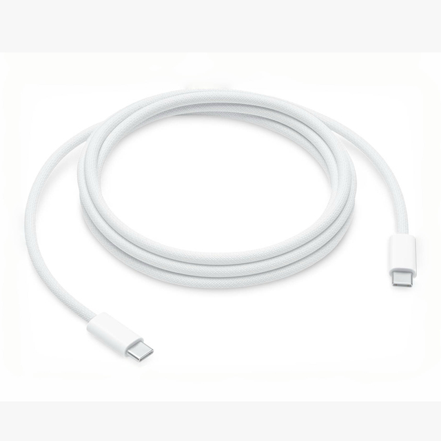 Color Braided PD 60W 2 m USB-C to USB-C Woven Charge Cable Fast and Convenient Charging for iPhone 15 16 17