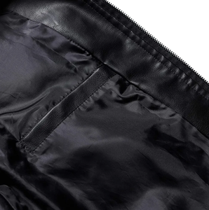 Vestes d'hiver décontractées pour hommes en cuir et toile respirantes, vertes, effet vieilli, à prix ajustable, haute qualité - Product Image 6