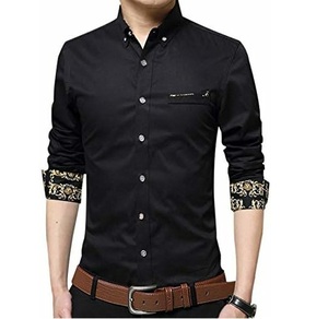 เสื้อเชิ้ตผู้ชายแขนยาวผ้าฝ้ายและใยไผ่คุณภาพสูง ดีไซน์ใหม่ ระบายอากาศได้ดี ราคาโรงงาน สำหรับใส่ทำงาน - Product Image 6