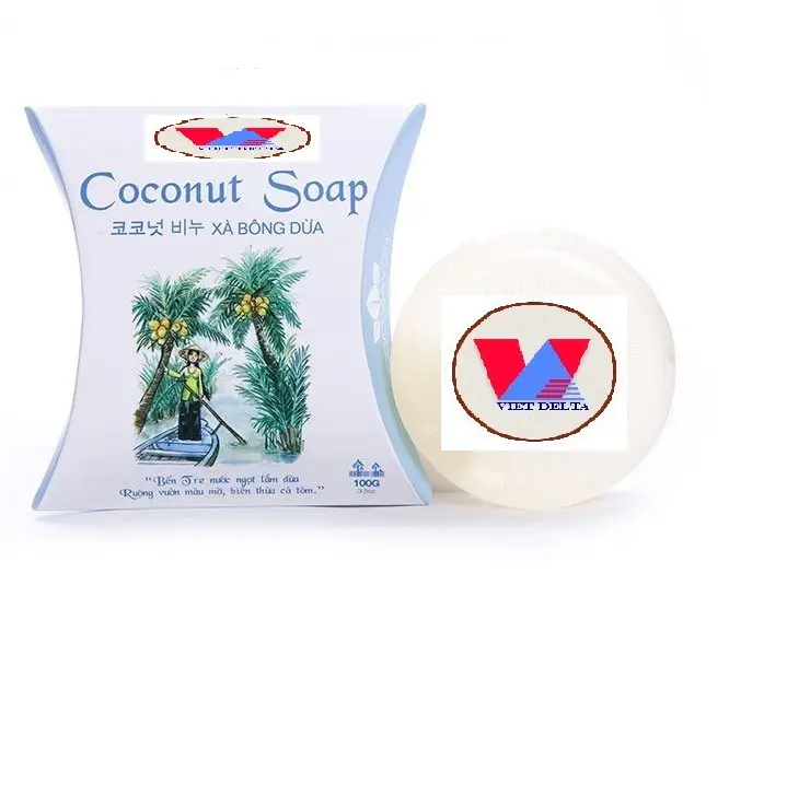 Мыло кокосовое для ванны ручной работы белые чистые кусочки разной формы 100 г лучшее качество органическое 100% кокосовое масло Лучшая цена