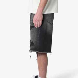 Pantalones cortos de mezclilla _ 2025 Nuevo diseño Ropa informal Pantalones vaqueros cortos de mezclilla para hombres Pantalones cortos de último diseño de alta calidad - Product Image 4