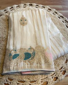 Độc Quyền Thiết Kế Fancy Saree Mới Nhất Ấn Độ Saree Áo Hợp Thời Trang Nhất Nhu Cầu Cao Nhất Bán Cô Dâu Mặc Dân Tộc Mặc Sari - Product Image 1