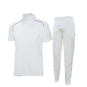 Kit de cricket à sublimation personnalisée ensemble d'uniformes pour hommes tailles adultes chemise et pantalon de cricket à demi-manches - Product Image 5