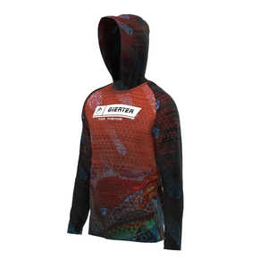 Camisa de Pesca de Manga Larga con Logotipo Personalizado para Hombre 2026, con Capucha y Protección para el Cuello, UPF50+, Sudadera con Capucha para Pesca - Product Image 4