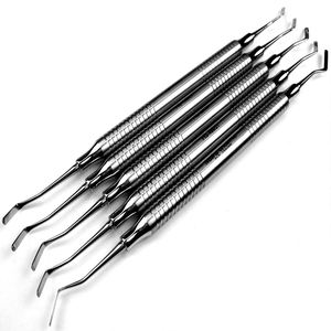 Kit de composite dentaire de haute qualité, 5 pièces, certifié CE, classe I, source d'alimentation manuelle, instruments de qualité supérieure avec poignée ergonomique - Product Image 1