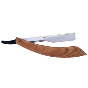 Maquinilla de afeitar de seguridad desechable de alta calidad profesional con mango de madera Bikini uso hoja cambiable para barberos y uso corporal - Product Image 1