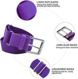 2025 Custom Baseball <b>Belt</b> PU Leather Multicolor Super Stretch Softball <b>Belt</b> for Outdoor Sports Baseball <b>Belt</b> - Product Image 3