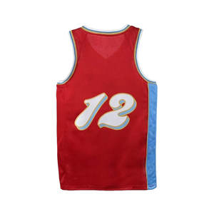 Camiseta de Baloncesto Transpirable de Alta Calidad para Hombre, Talla Grande, con Nombre Personalizado e Impresión Digital - Product Image 2
