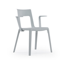 Chaise de bureau empilable moderne avec assise en PP moulé pour des environnements de travail flexibles