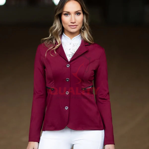 Veste d'équitation imperméable et respirante pour femmes vêtements d'extérieur équestres coupe extensible confortables durables légers pour l'équitation - Product Image 2