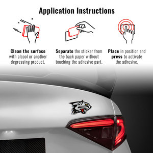 Adesivo per auto pantera tribale 3D Design accattivante per veicoli eleganti - Product Image 3