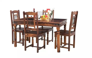 TABLE À MANGER EN BOIS HILTON 4 PERSONNES - Product Image 2