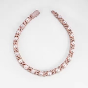 Suministro directo de fábrica Hip hop cadena cubana plata esterlina chapado en oro rosa cadenas finas collares para hombres y mujeres - Product Image 1