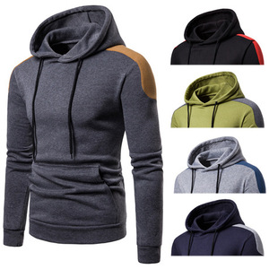 GAF personalizado invierno de gran tamaño cremallera completa Color sólido con capucha múltiples bolsillos transpirable secado rápido de talla grande pulóver hombres Sudadera con capucha - Product Image 4