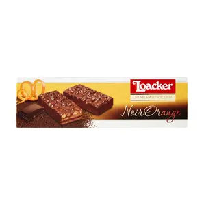 Wide Product Range Pure Ingredients Delicious Taste Loacker Grand Pastry Noir Orange 100 GX 12 with 12 Month Shelf Life