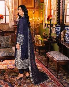 Robe de travail formelle pour femmes de qualité exceptionnelle moderne 2025-2026, dernier modèle de salwar kameez en coton pour les fêtes 01206 - Product Image 4