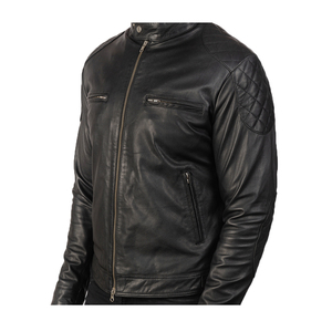 Vestes en cuir pour hommes, respirantes, mode masculine, vestes en cuir de moto, cuir de haute qualité, vestes en cuir de mode masculine - Product Image 4
