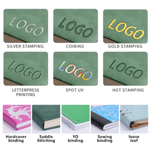 A5 A6 Set hadiah perusahaan buku harian kantor bisnis kustom jurnal kulit <span class=keywords><strong>Notebook</strong></span> item hadiah promosi mewah dengan pena - Product Image 4