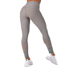 Leggings de yoga et de fitness personnalisés pour femmes avec cordon de serrage, 100 % polyester, séchage rapide, vente en gros, style 2026 - Product Image 4