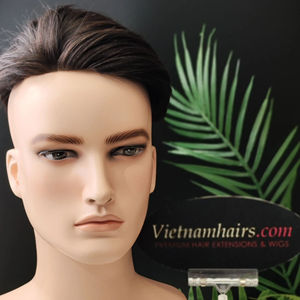 Toupet de cheveux humains vierges de la meilleure qualité, prix de gros, cuticule complète, plusieurs couleurs, style ondulé pour l'exportation - Product Image 1