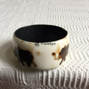 Bracelet en incrustation d'os artisanal, accessoire de mode élégant, qualité supérieure, cadeau unisexe, Tradebyd - Product Image 6