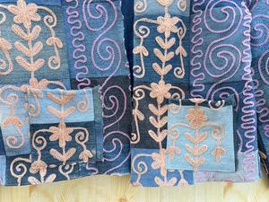 New Arrival Indian Handmade Cotton Denim Jacket for Unisex Embroidered Casual Winter Coat Breathable Gift for Her - Product Image 3