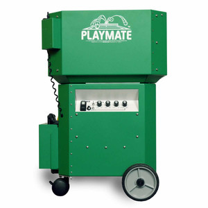 Machine à balles de tennis industrielle verte avec roues, équipement d'entraînement sur le terrain personnalisable OEM - Product Image 1