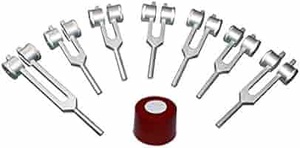 Diapasones CHAKRA - plateados con peso - Product Image 2