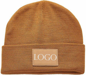 Servicios de Personalización OEM, Gorros de Invierno de Color Sólido, Ropa de Exterior de Secado Rápido, Gorro de Invierno Jacquard con Estampado Personalizado de Primera Calidad - Product Image 1