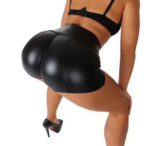 Shorts de Mujer, Pantalones de Cuero PU, Shorts Sexys para Mujer, Shorts de Discoteca, Shorts de Verano de Cintura Alta, Precio Bajo, Servicio OEM - Product Image 4