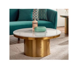 NOUVELLE table basse design de qualité supérieure avec différentes couleurs et tailles personnalisées et avec une finition en métal doré à bas prix - Product Image 6