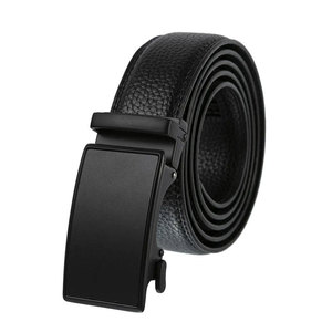 Ceintures en cuir classiques réglables, durables, authentiques, élégantes, confortables, pour hommes, pour l'extérieur, le bureau, accessoires en acier - Product Image 1