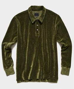 Color sólido liso Color sólido Polo terciopelo camisetas transpirable ropa deportiva terciopelo camisetas Streetwear al por mayor OEM - Product Image 1