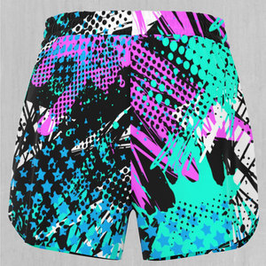 Ladies Lightweight High Waist Sportswear Fitness <b>Running</b> Workout Beach Shorts Sublimation Beige Breathable Quick Dry Customized - Product Image 6