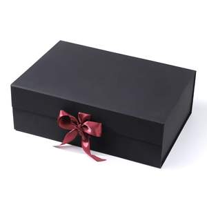 Boîte d'emballage cadeau imprimée personnalisée en gros ruban de carton pliable vernissage gaufrage revêtement UV matériaux recyclés - Product Image 6