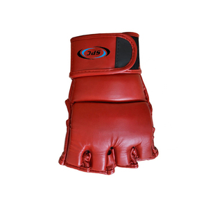 Gants de MMA en cuir de haute qualité durables avec design à paume ouverte, évacuation de l'humidité, fermeture à boucle et crochet réglable pour l'équipement de MMA - Product Image 3