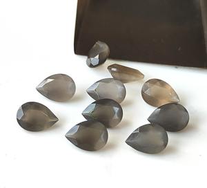 Precio al por mayor Piedra lunar de melocotón natural Pera suelta 4x6mm-7x10mm Piedra preciosa de corte facetado para la fabricación de joyas - Product Image 1